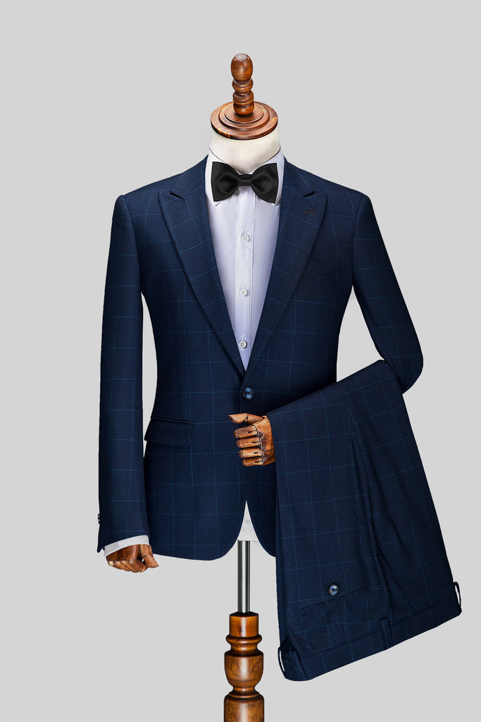 Classic Two Piece Suit with One Button