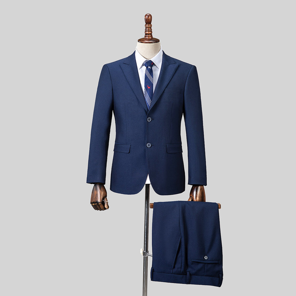 Classic Two Piece Suit with Two Buttons
