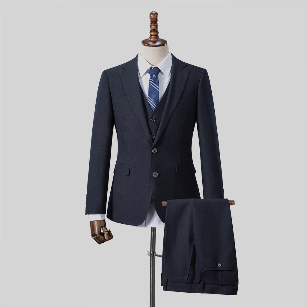 Modern Three Piece Suit with Two Buttons